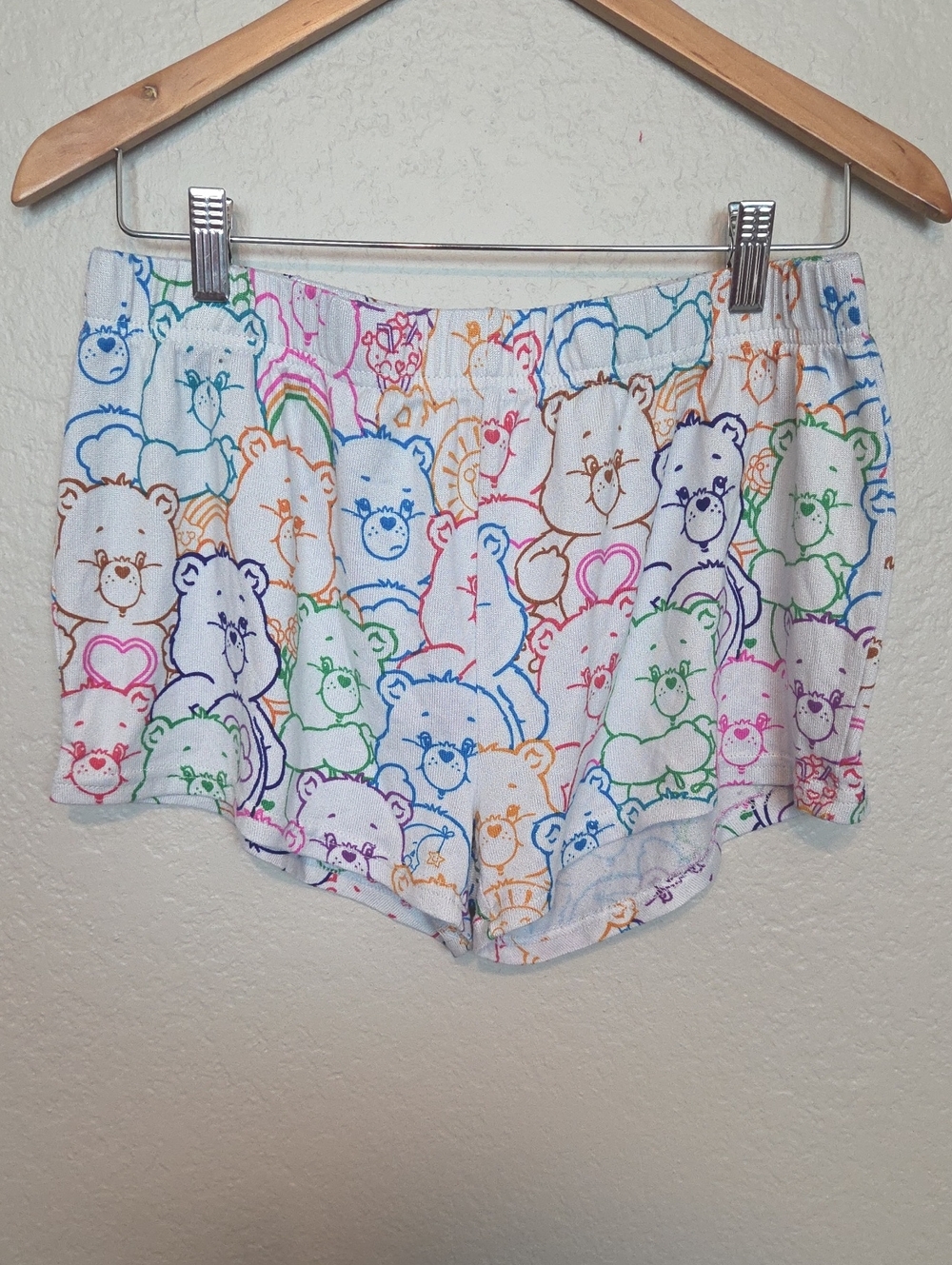 Care Bears White Lounge Sleep Shorts